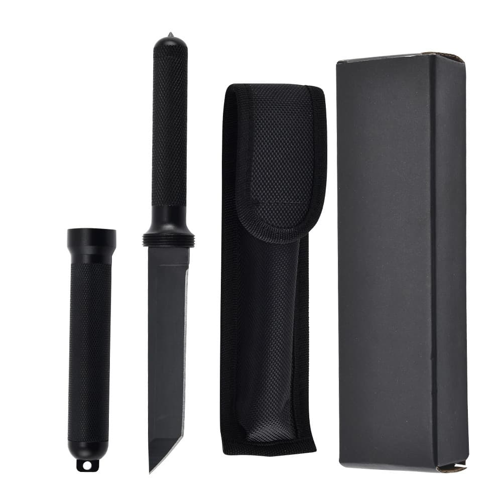 Outdoor wild camp straight knife camper -defense car magnesium rod tungsten steel broken window guide 5
