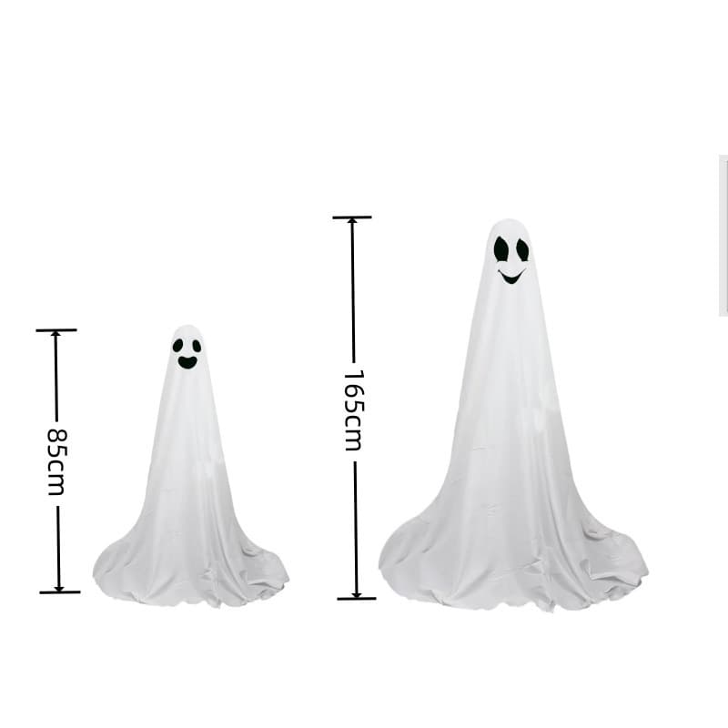Outdoor Halloween Porch Decorations - Ghost Yard Decor 5