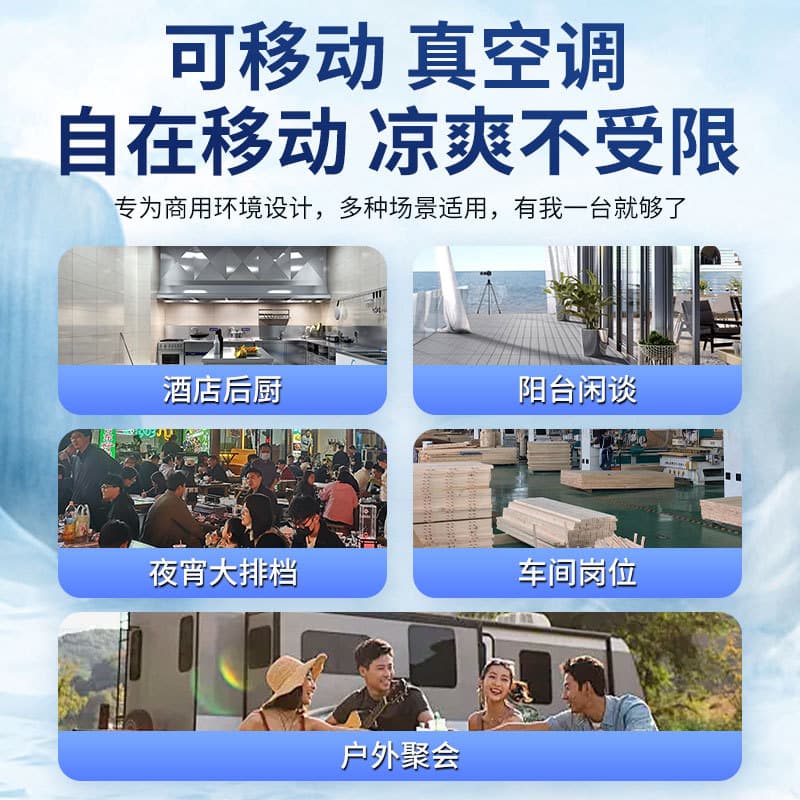 Industrial Mobile Air Cooler Refrigeration Unit 3