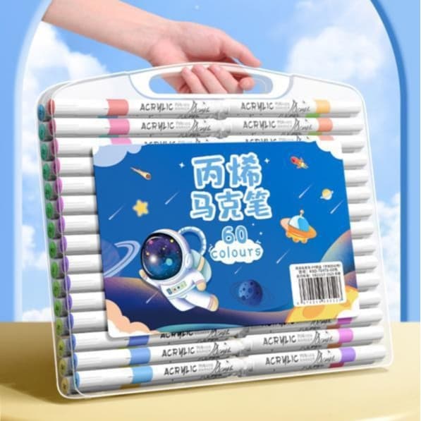 Acrylic, children's marker, watercolour, crayons, art translucent art painting for students painting for kindergarten 4