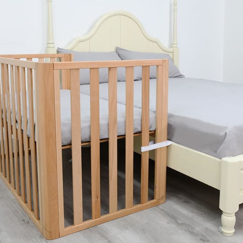 Crib for side table, safe children's belt, clips included 2