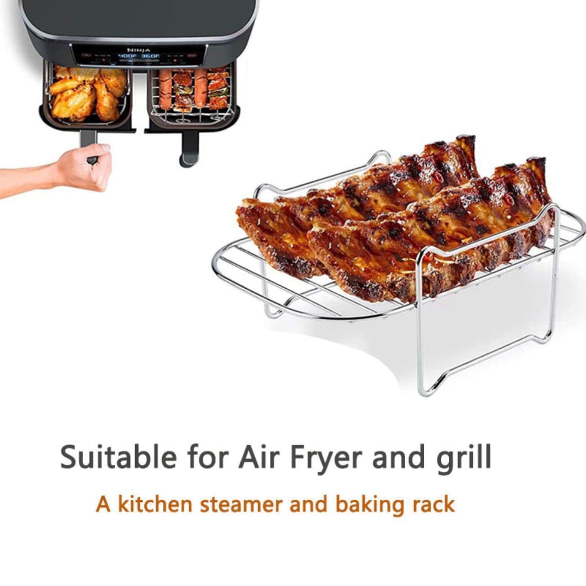 Accessories stainless steel, rectangular multifunctional liner
