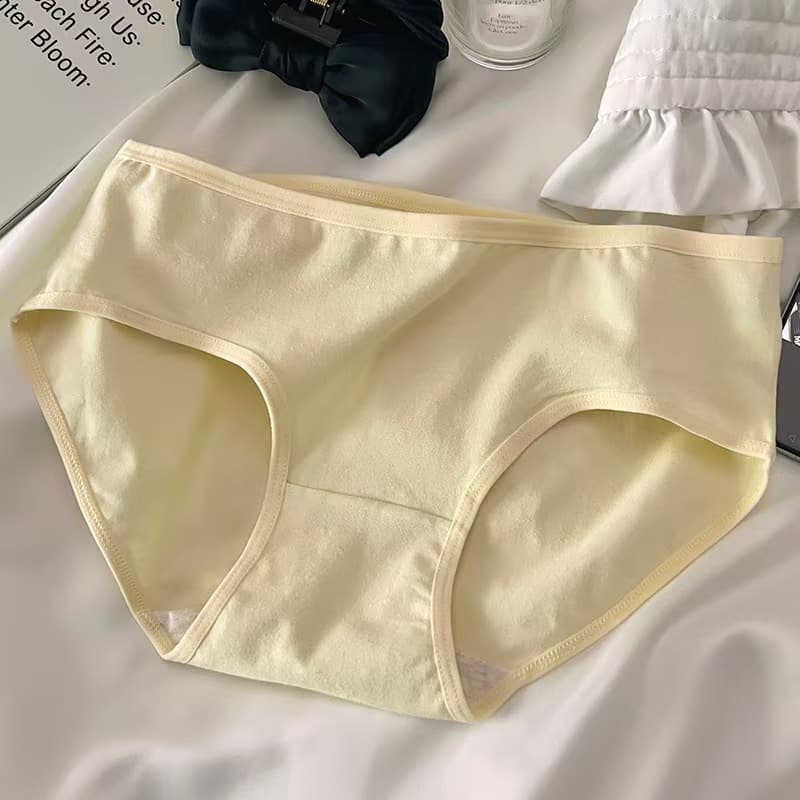 Genuine solid color pants, cotton breathable trousers, hip-accented 4