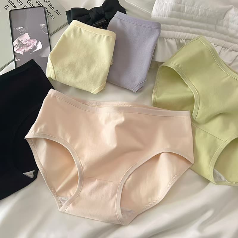 Genuine solid color pants, cotton breathable trousers, hip-accented 1