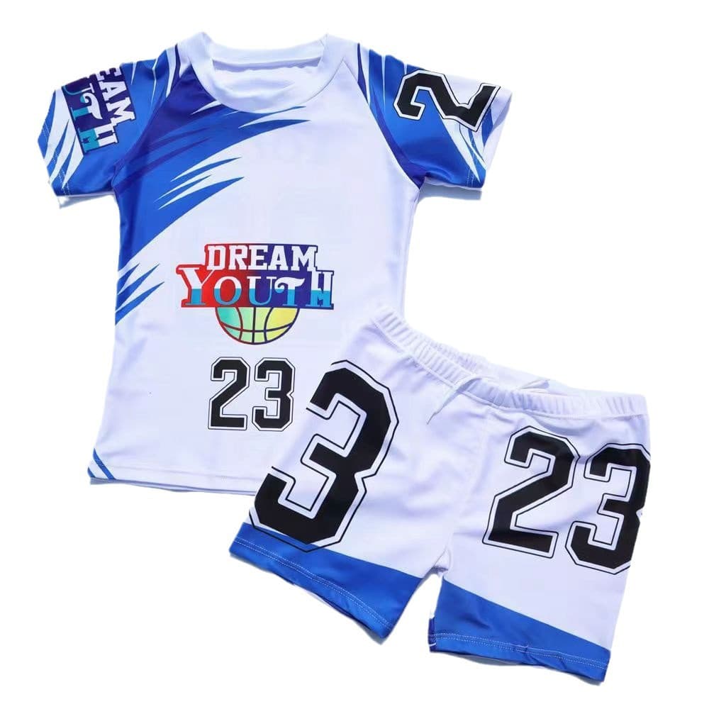 Children's split cartoon swimwear for boys and girls for swimming, for teenagers 5