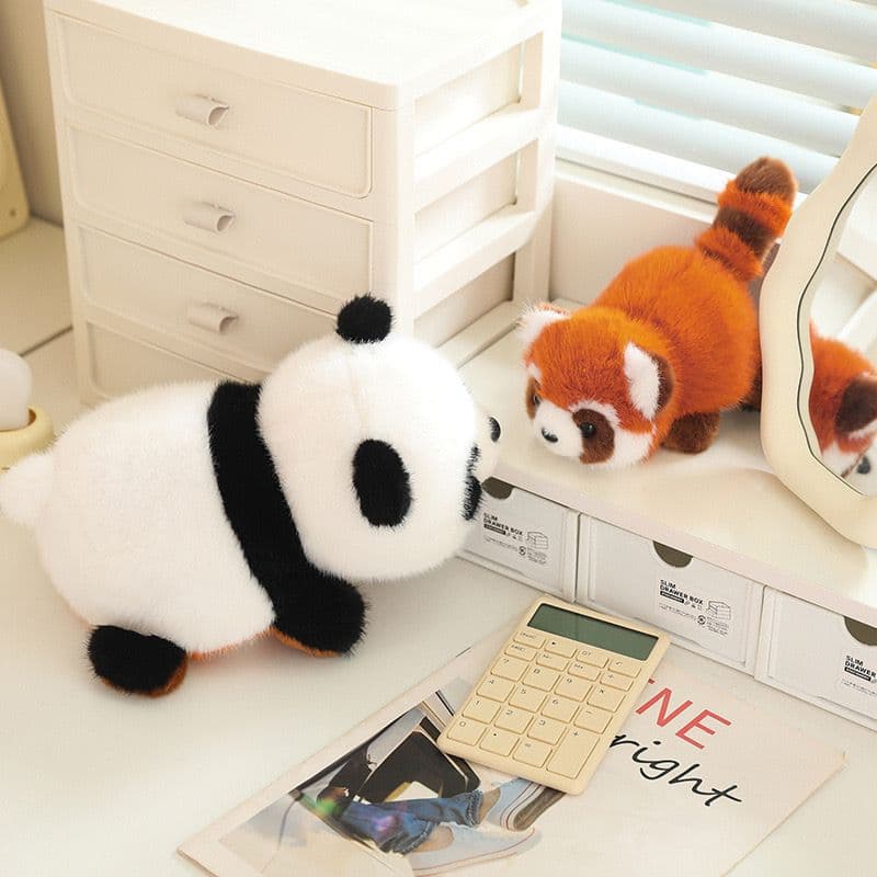 Funny double-sided doll, panda, with little bears, Birthday gift 3