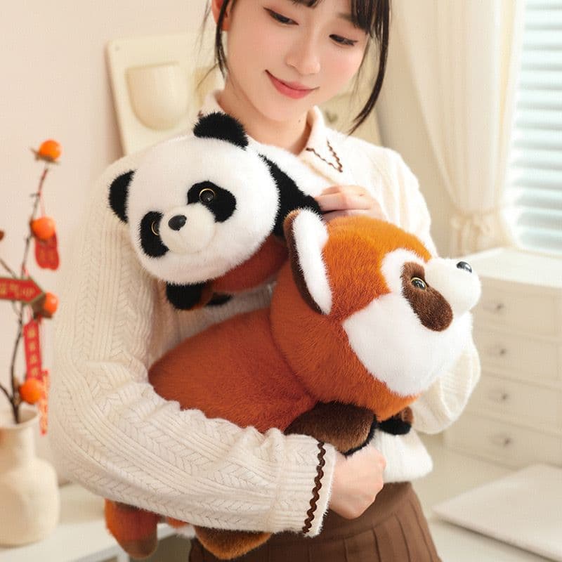Funny double-sided doll, panda, with little bears, Birthday gift 1