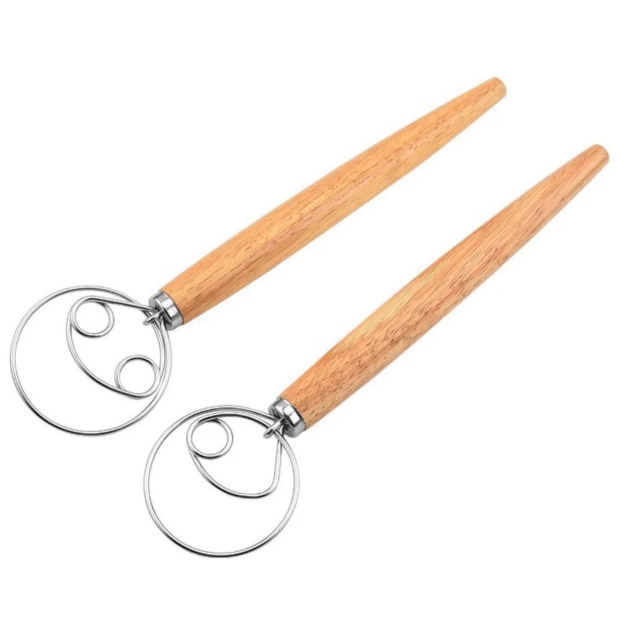 Spot new egg beater powder pouring dough dual -circle single -circle mixing stick 13 -inch oak mixer 4