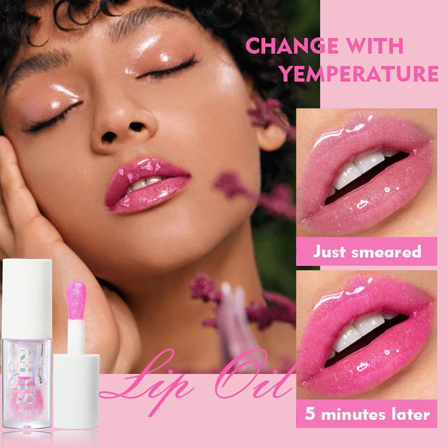 (Cross-border trading), lip gloss, lip balm, set, plump lips effect, intense hydration 2