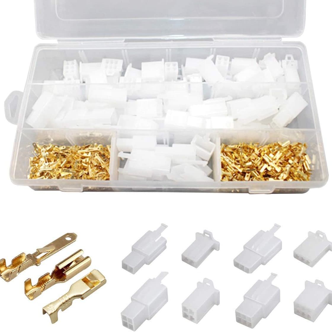 Cross-border wholesale 380pcs automotive wire connector 2346 pin/spring sheath terminal wiring 2.8mm kit 1