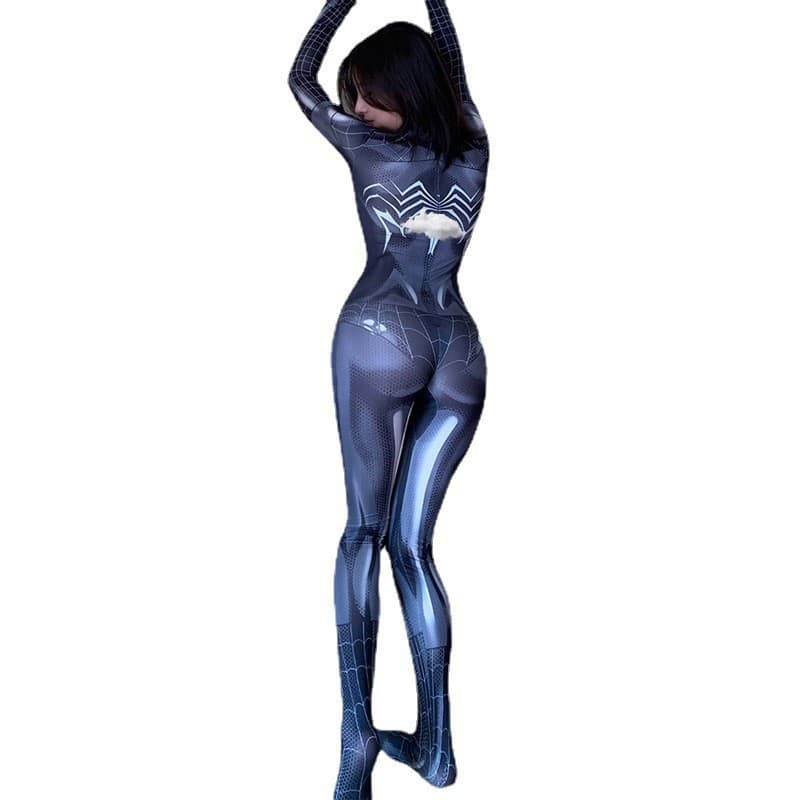 Sexy Spider -Man Conjoined Female Women Anime Open Delivery Free Uniforms Underwear Tights Large -size Temptation Open Crotch 5