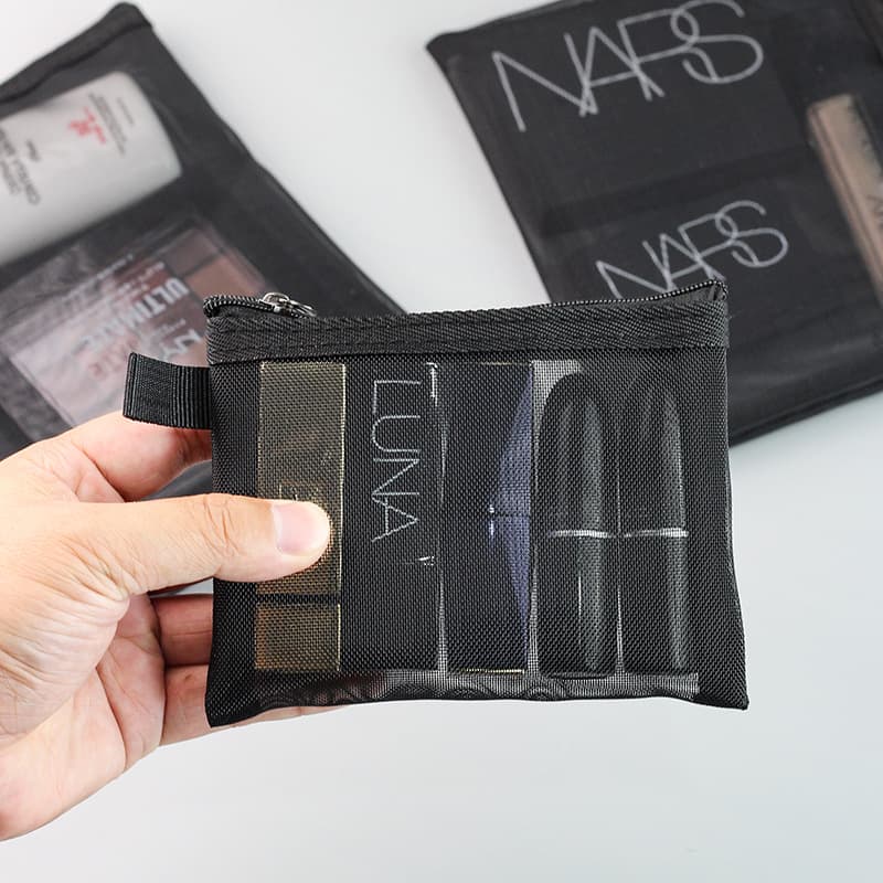 Handheld cosmetic lipstick, organizer bag, small brush, capacious soft heel 3