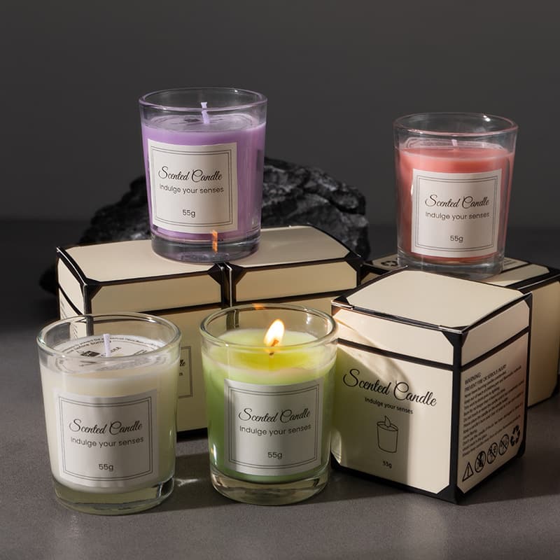 Gift box, aromatherapy, candle, glass perfumed tea cup, high-quality style, Birthday gift 3