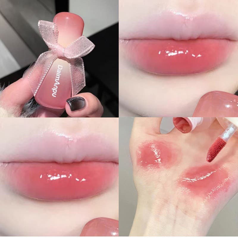 Transparent glossy lip gloss, lipstick, mirror effect 1