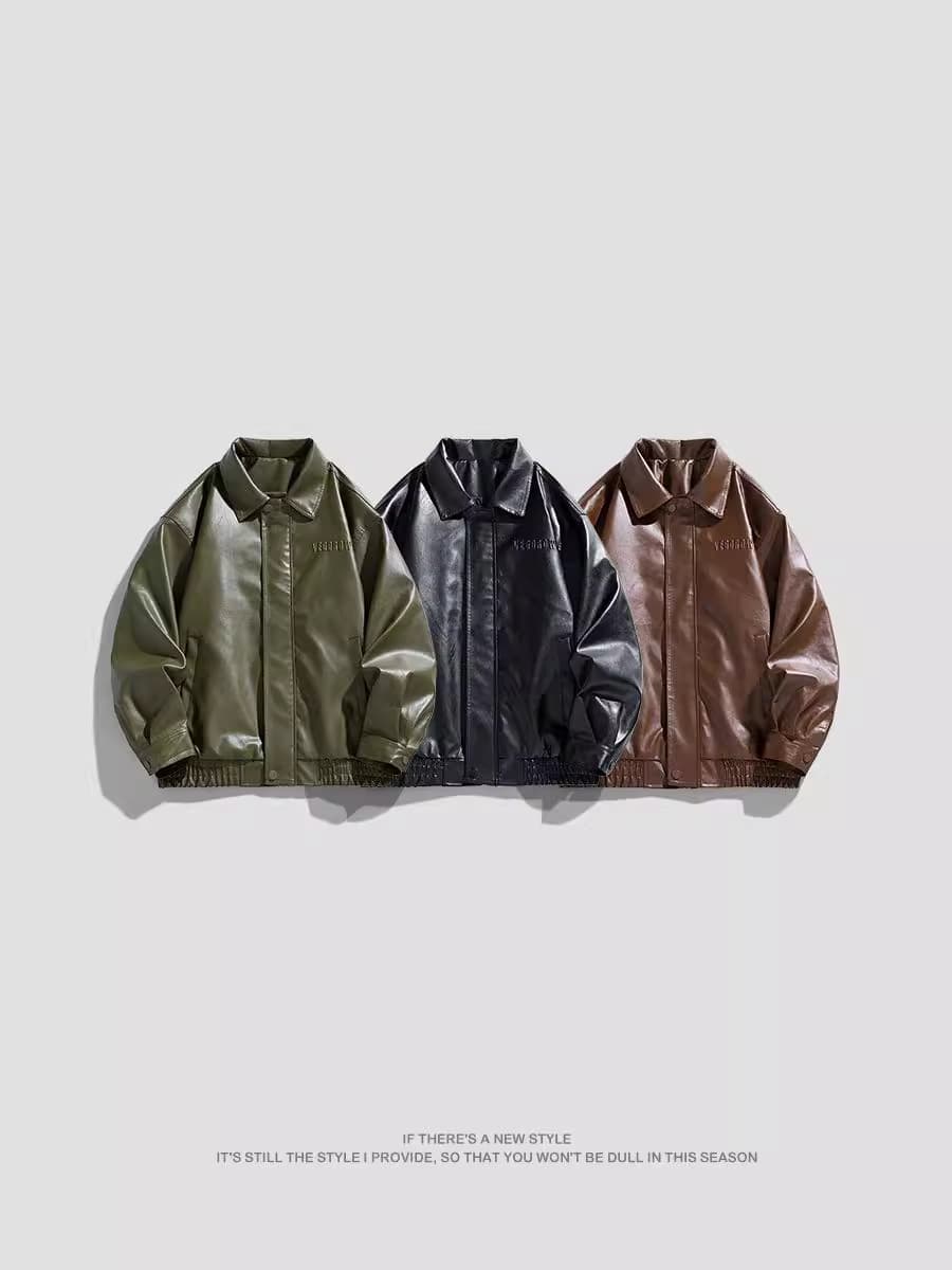 Polyurethane autumn universal trend jacket, American style 5