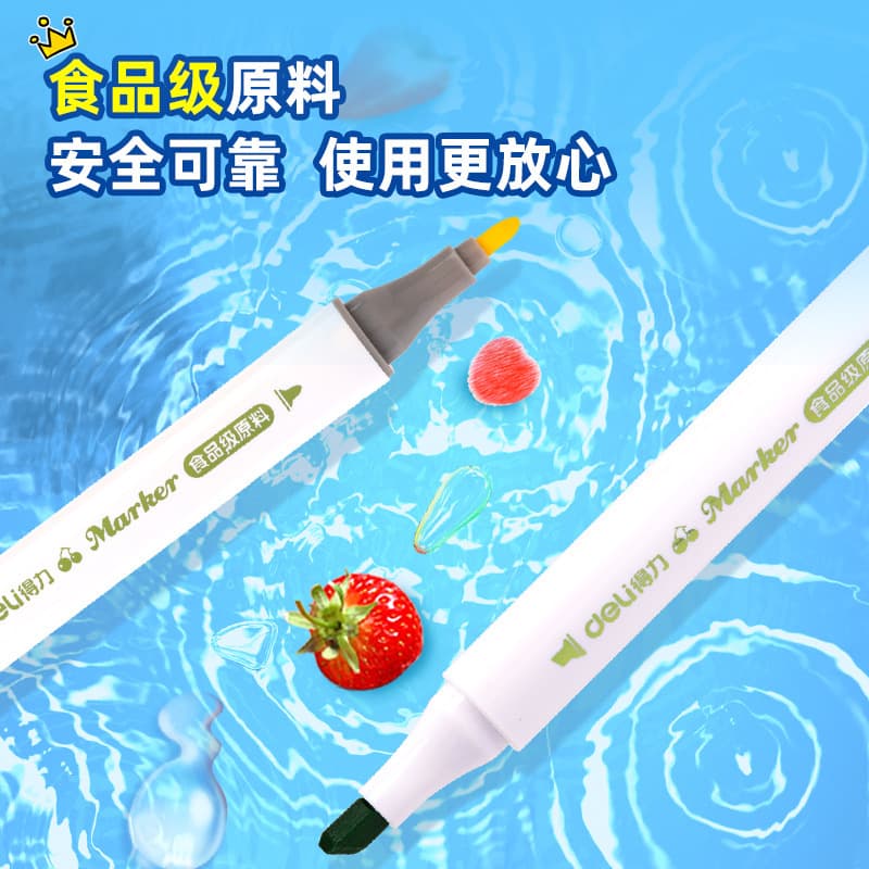 Marker water based, double-sided watercolour, children's art crayons for students, washable 2