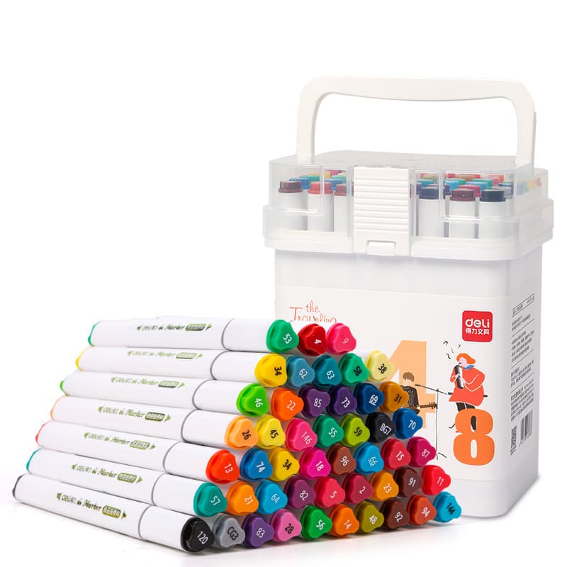 Marker water based, double-sided watercolour, children's art crayons for students, washable 5