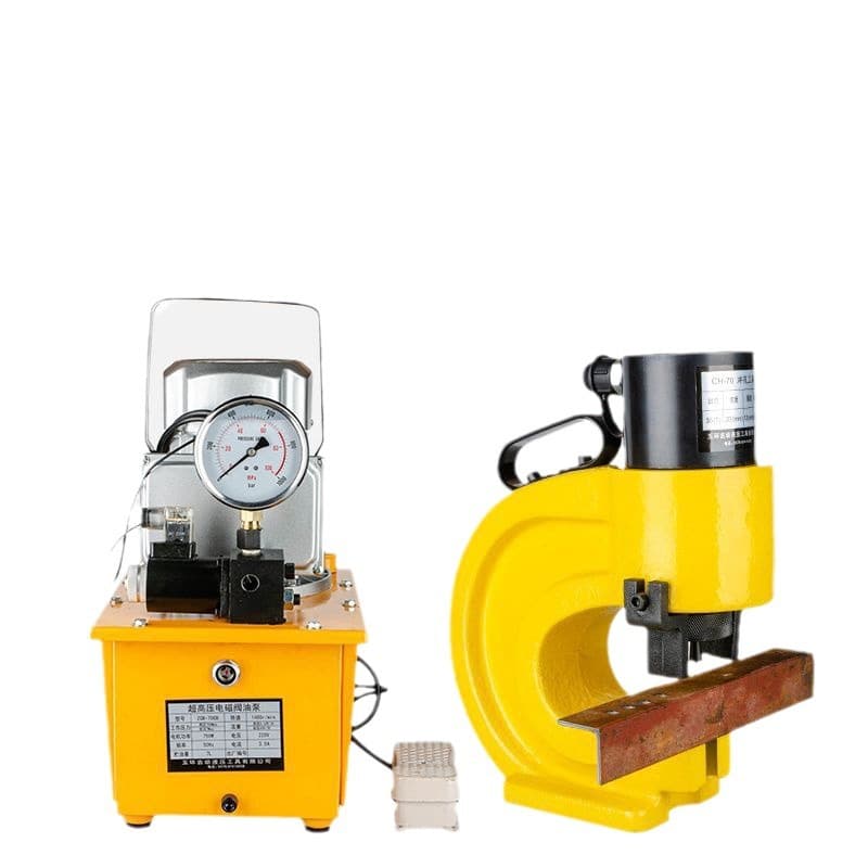 Electric hydraulic punching machine Copper aluminum -angle steel -angle steel groove steel stainless steel manual punch CH6070 5