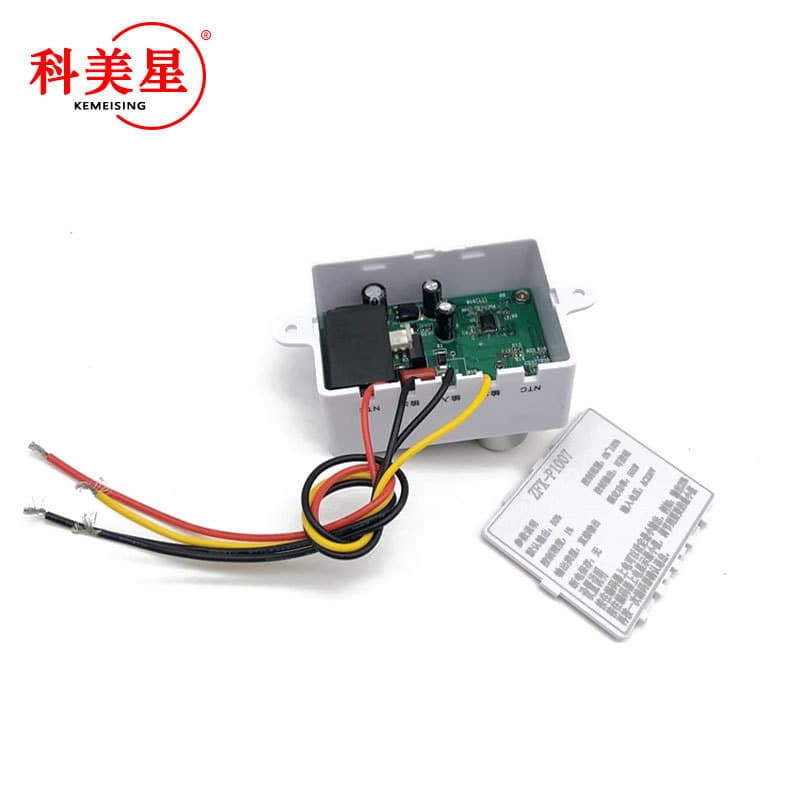 220V AC Display Single Single Single Speed Motor Fan Wind Drink Fan Wuxe Transmission Temperature Switch 3