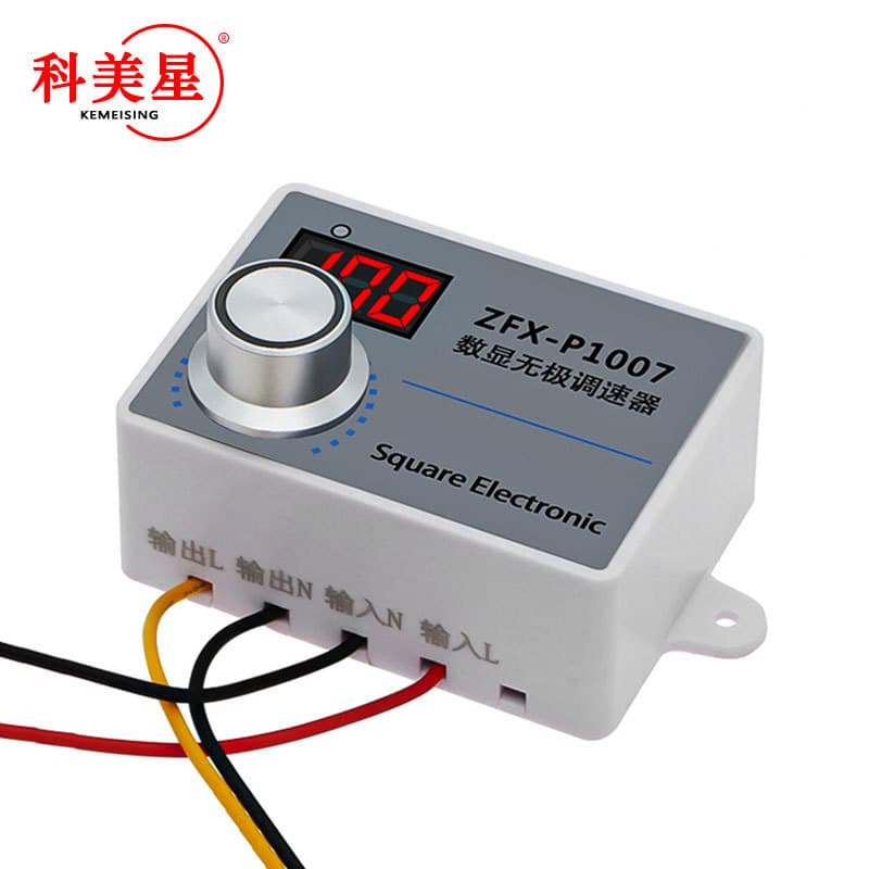 220V AC Display Single Single Single Speed Motor Fan Wind Drink Fan Wuxe Transmission Temperature Switch