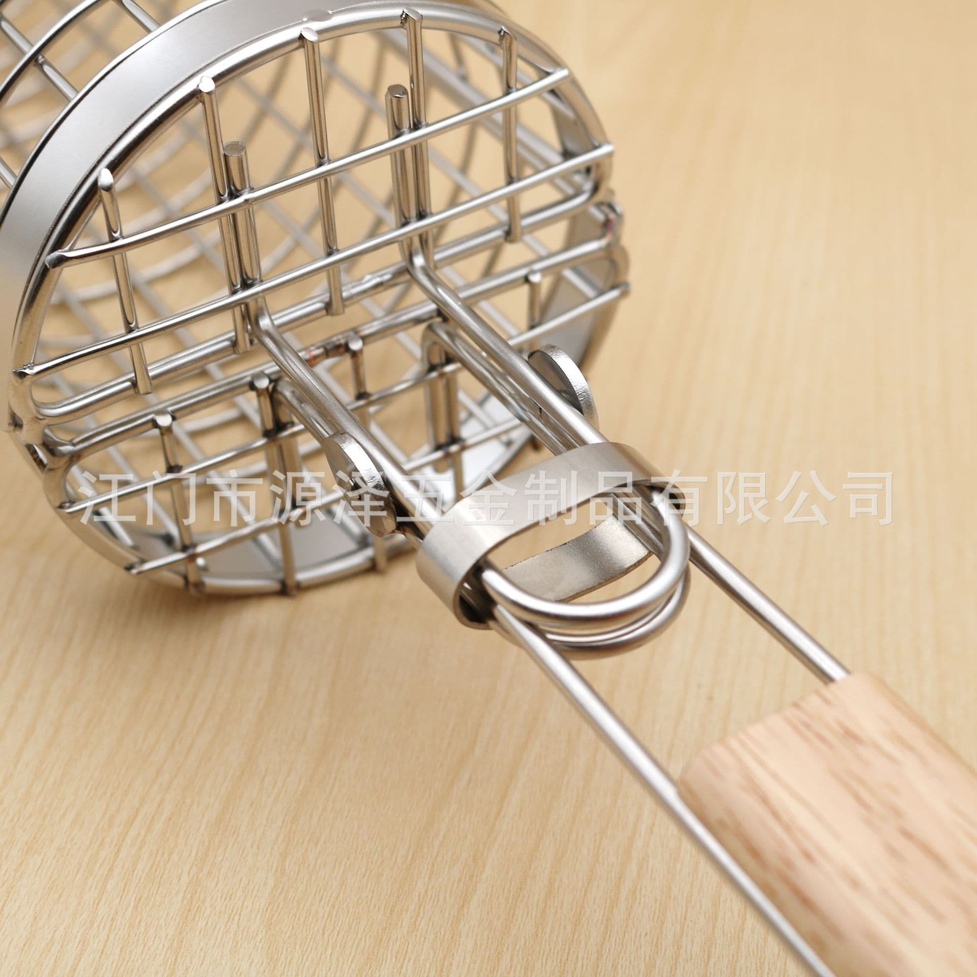 Portable 304 Stainless Steel BBQ Cage BBQ Smoker Cage BBQ Net Rotating BBQ BBQ Basket 3