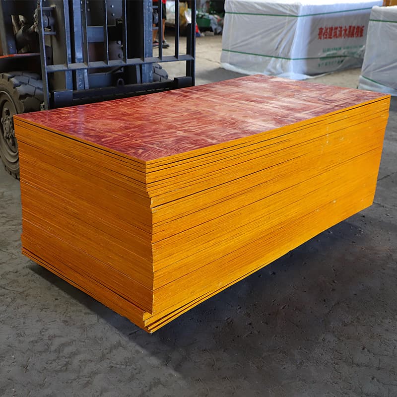 Phenolic rubber surface red board construction site template engineering wood plywood practical wooden template small red board construction board 4
