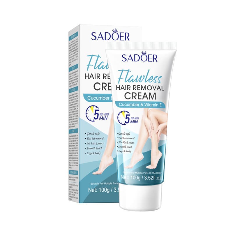 (Cross-border trading), hair removal cream, silky aloe vera gel, English 5