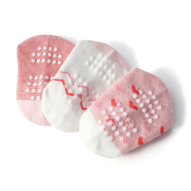 (Wholesale), cartoon children's non-slip breathable socks, 1-3 years 3