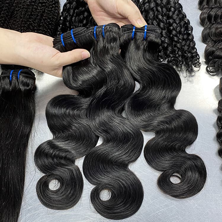 Body Wave Human Hair Bundle - Long Curly Hair Extensions 4