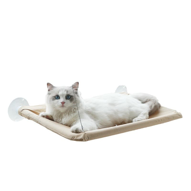 Cross -border upgrade cat suspension four seasons pet nest suction cup suspension cat nest folding window sill cat bed pet supplies 5
