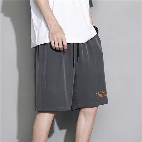 Quick dry silk sports trousers, light and thin shorts, for running 2