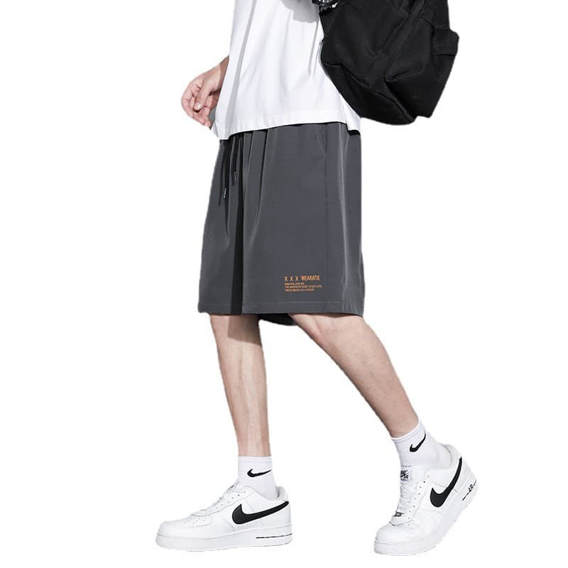 Quick dry silk sports trousers, light and thin shorts, for running 5