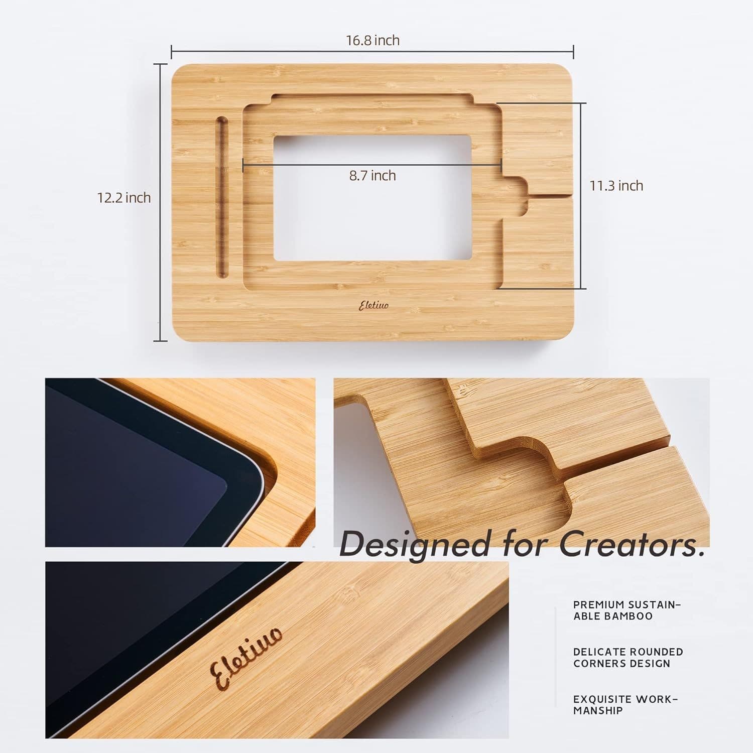 (Cross-border trading), wooden tubing, pencil, charger, adjustable cable, tablet table laptop 3