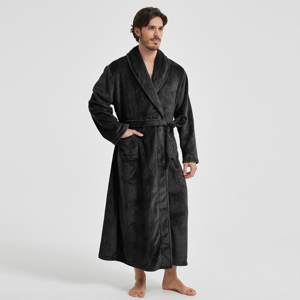 (Cross-border trading), bathrobe, flannel pijama, for beloved, European style 4