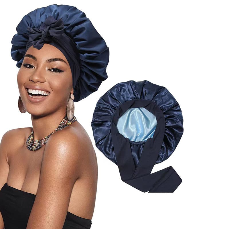 (Cross-border trading), silk scarf with bow for pregnant, hair cap, hat 3