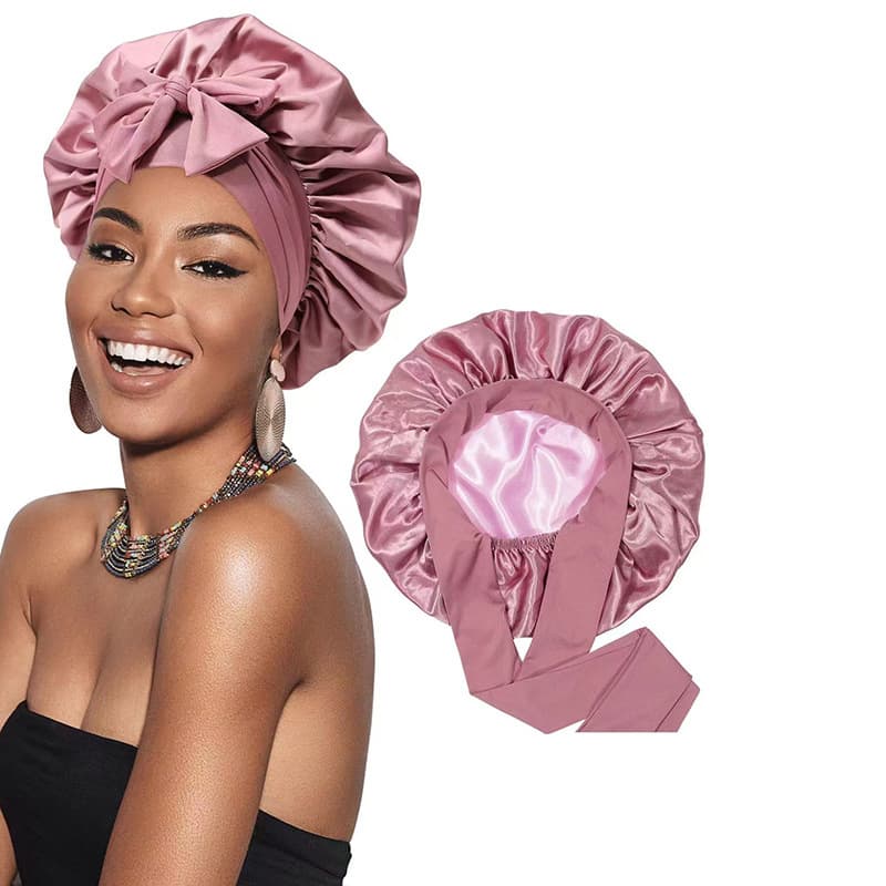 (Cross-border trading), silk scarf with bow for pregnant, hair cap, hat 4