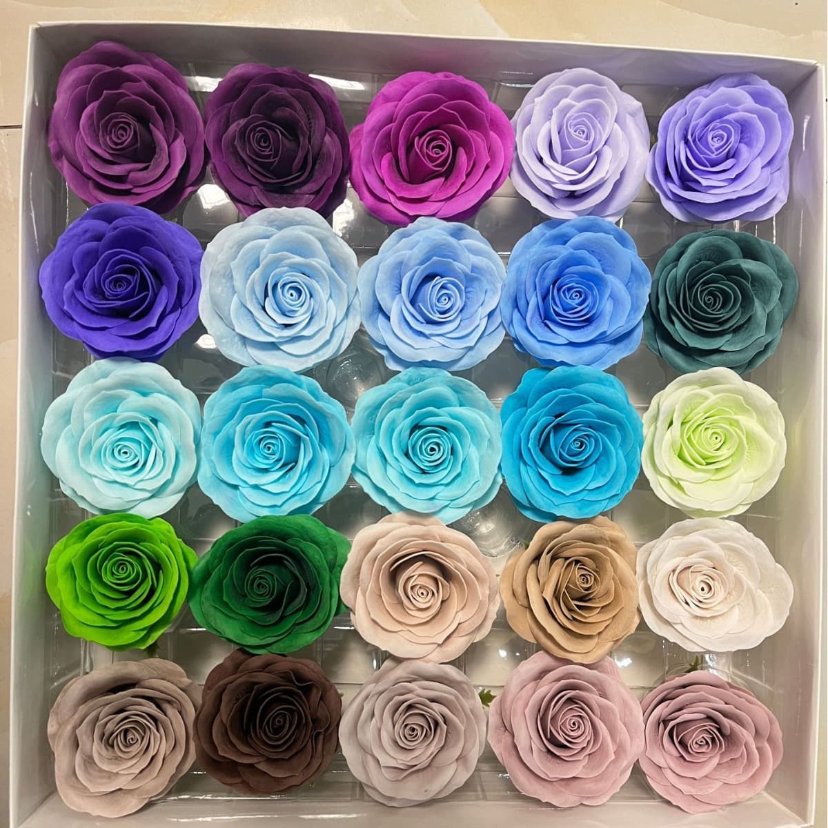 Wake up rose soap flower head immortal flower soap flower simulation bouquet gift diy decoration 3