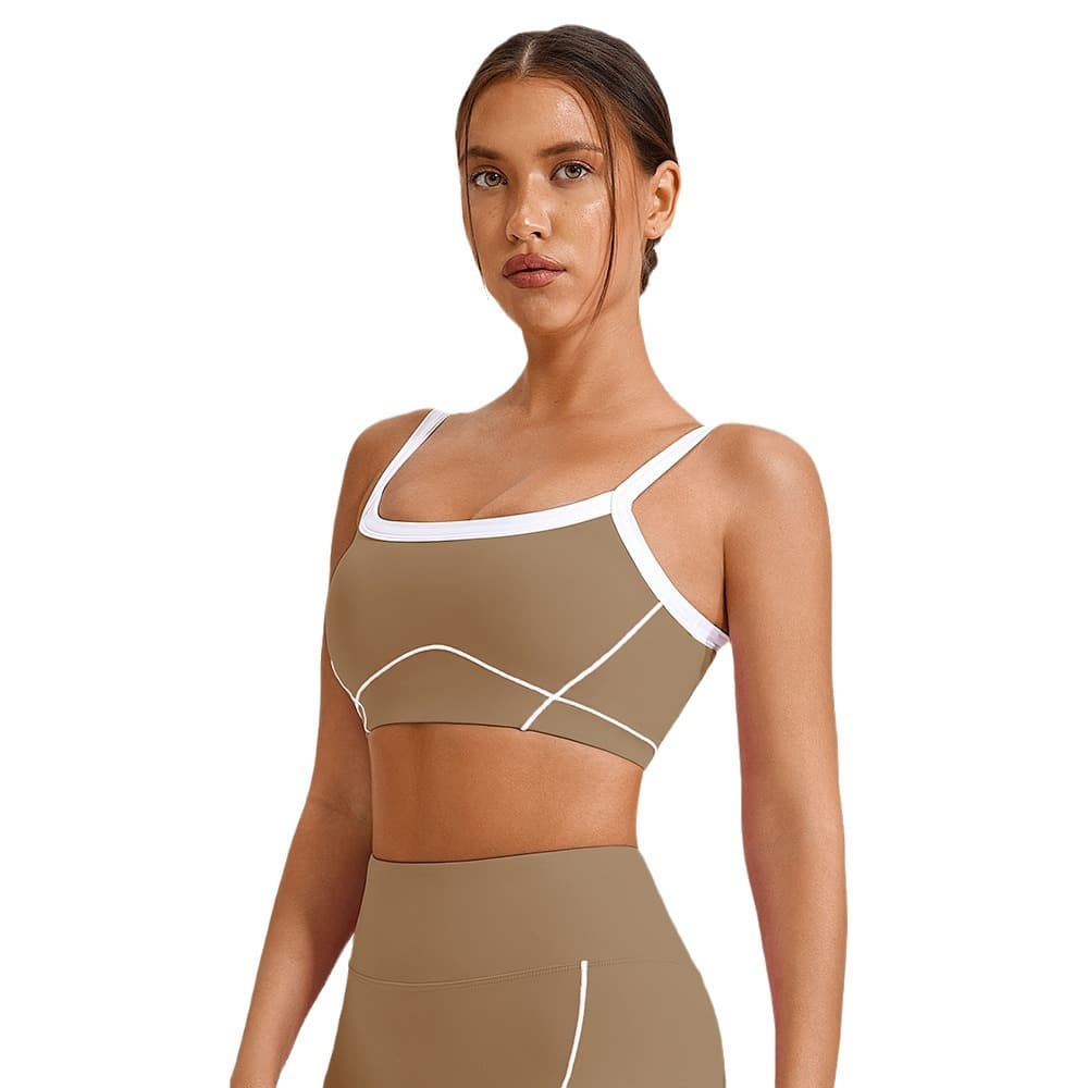 (Cross-border trading), breathable travel sports bra, shockproof underwear, high strength straps, yoga clothing 5