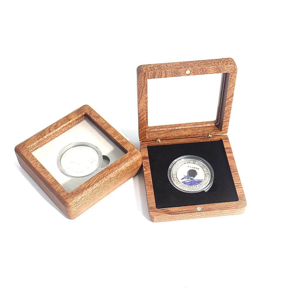 Stand, storage system, gift box, coins, currency, medal, retro wooden box 3