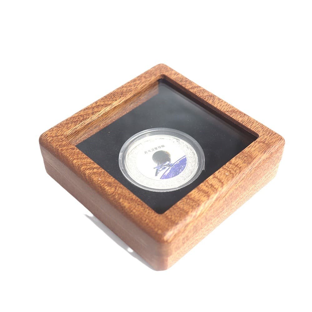 Stand, storage system, gift box, coins, currency, medal, retro wooden box 5