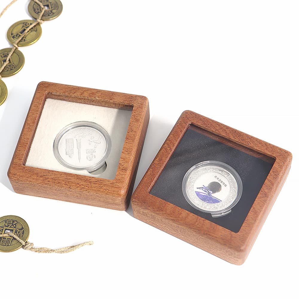 Stand, storage system, gift box, coins, currency, medal, retro wooden box 1