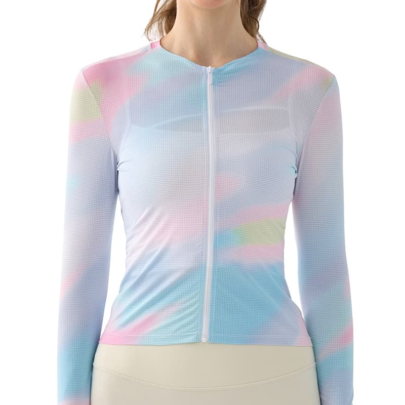 Summer travel jersey, windproof bike, sports jacket, breathable long-sleeve 5