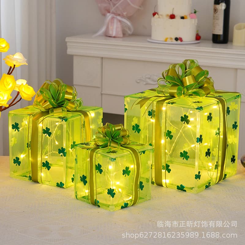 (Cross-border trading), gift box, Christmas LED set, lights, 3 piece set 2