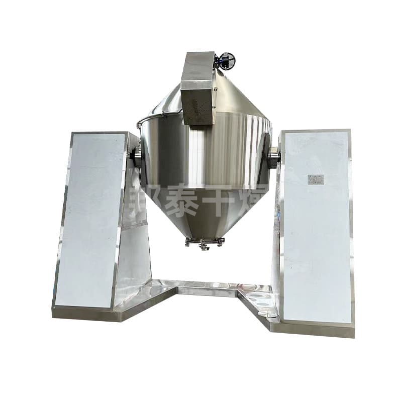 Metal powder dual -cone turnover vacuum dryer enamel dryer Crystal granules double cone vacuum dryer 5