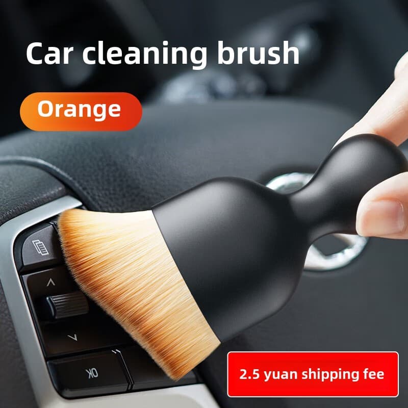 Car interior cleaning tool air conditioning outlet cleaning brush car hair brush interior gap dust removal artifact brush 1