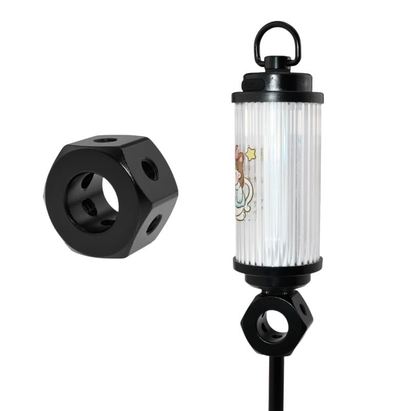 Travel tubing for camping, hexagonal accessories, lights, 38, scale 1:4 4