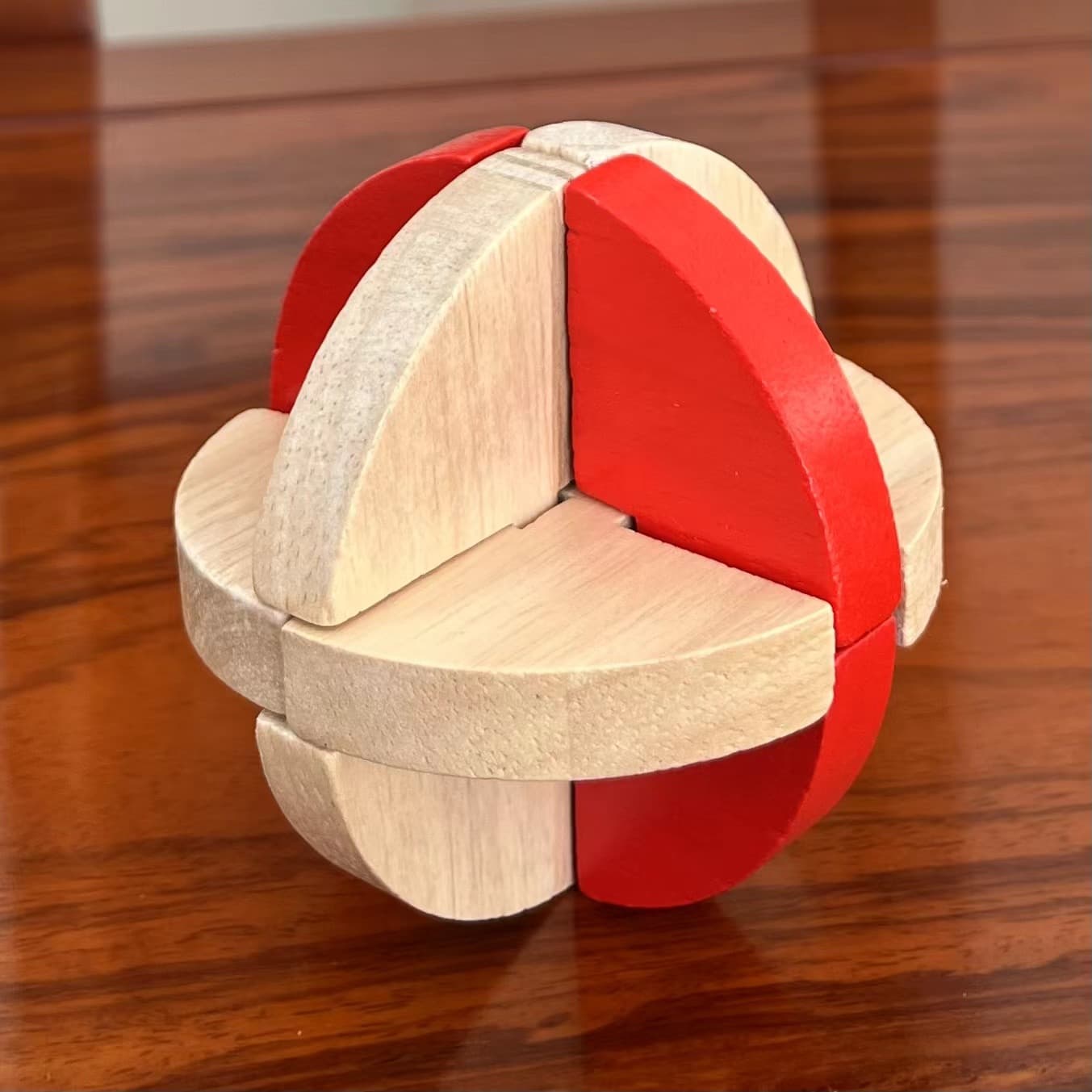 Brainteaser, wooden classic toy, full set 2