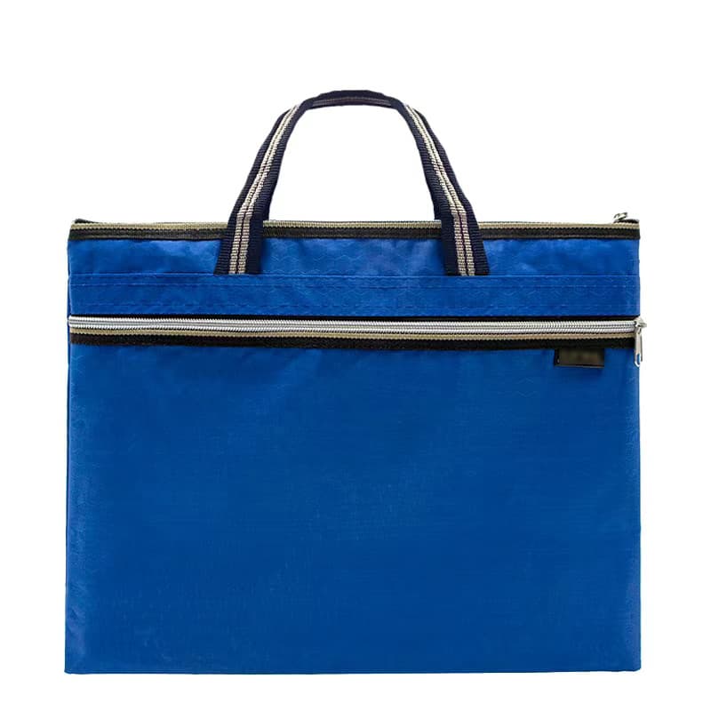 Factory wholesale portable office briefcase thickened practical file bag information bag men's business model 2