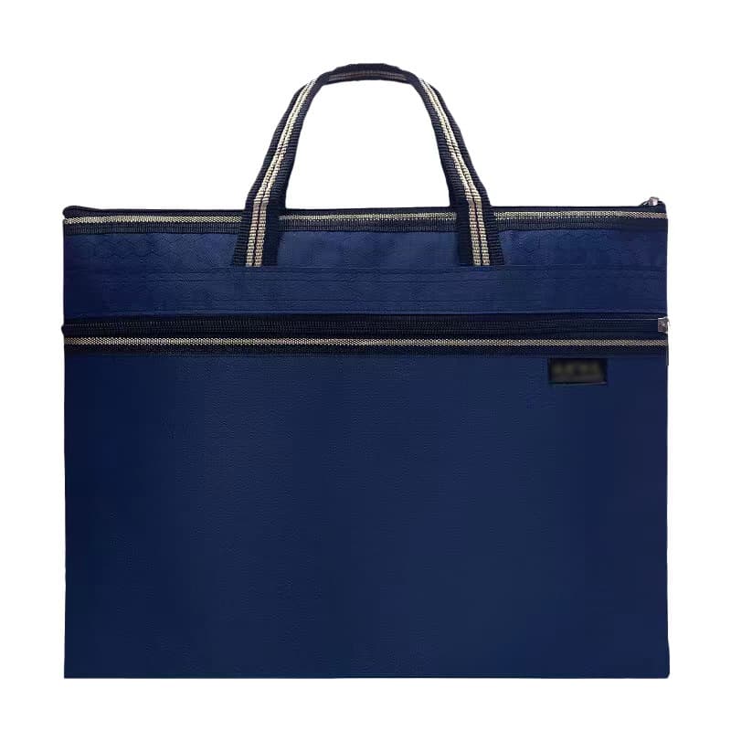 Factory wholesale portable office briefcase thickened practical file bag information bag men's business model 3