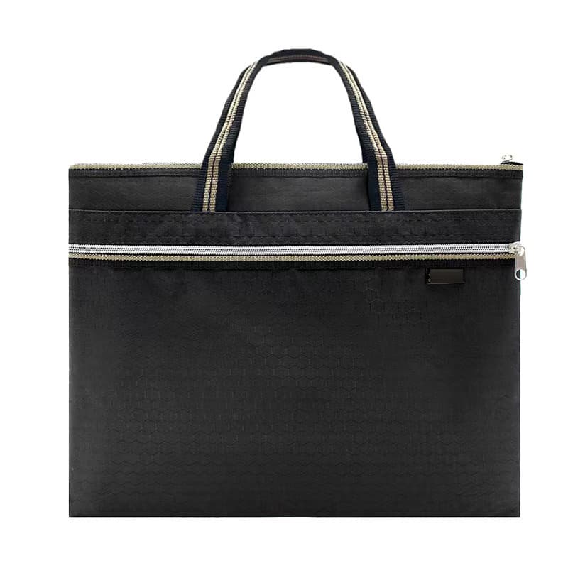 Factory wholesale portable office briefcase thickened practical file bag information bag men's business model 4